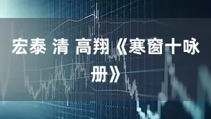 宏泰 清 高翔《寒窗十咏册》